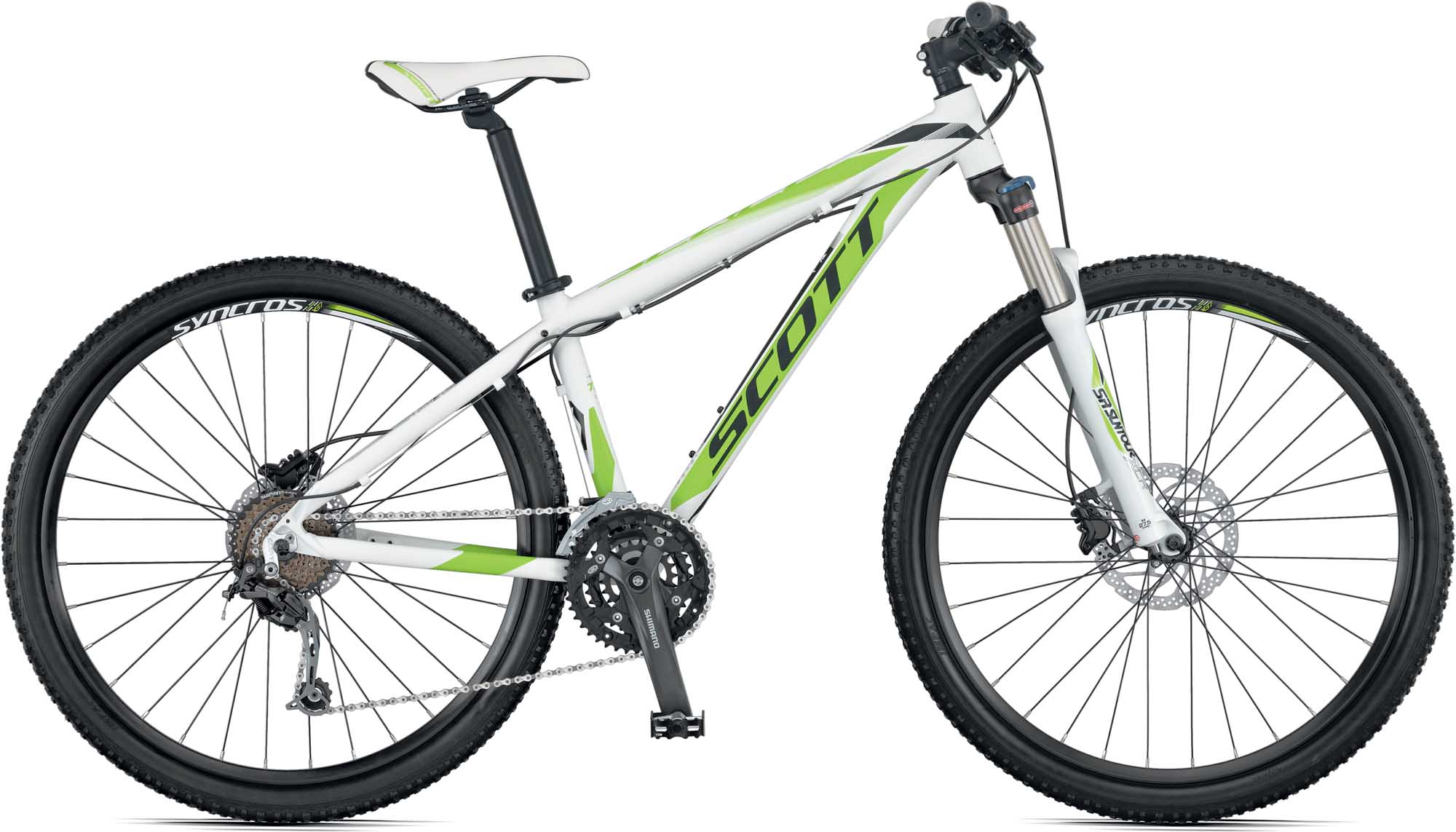 Велосипед SCOTT Contessa Scale 730 (бело-зеленый)